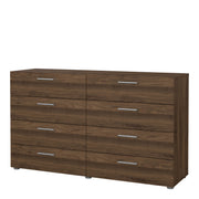 Pepe Wide Chest of 8 Drawers (4+4) in Walnut – image 3