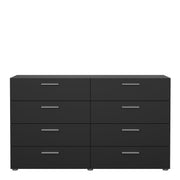 Pepe Wide Chest of 8 Drawers in Black – image 2