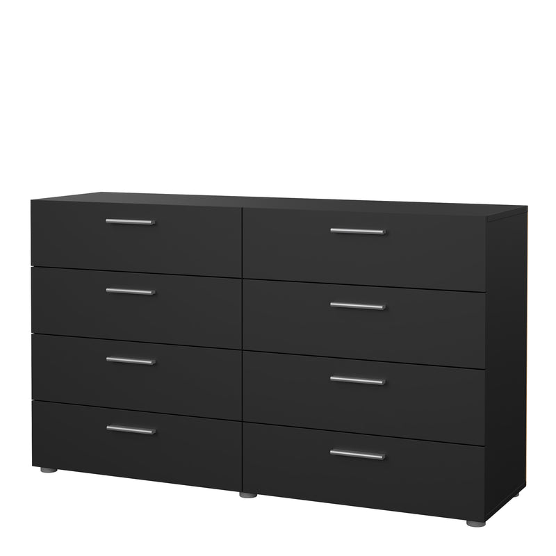 Pepe Wide Chest of 8 Drawers in Black – image 3