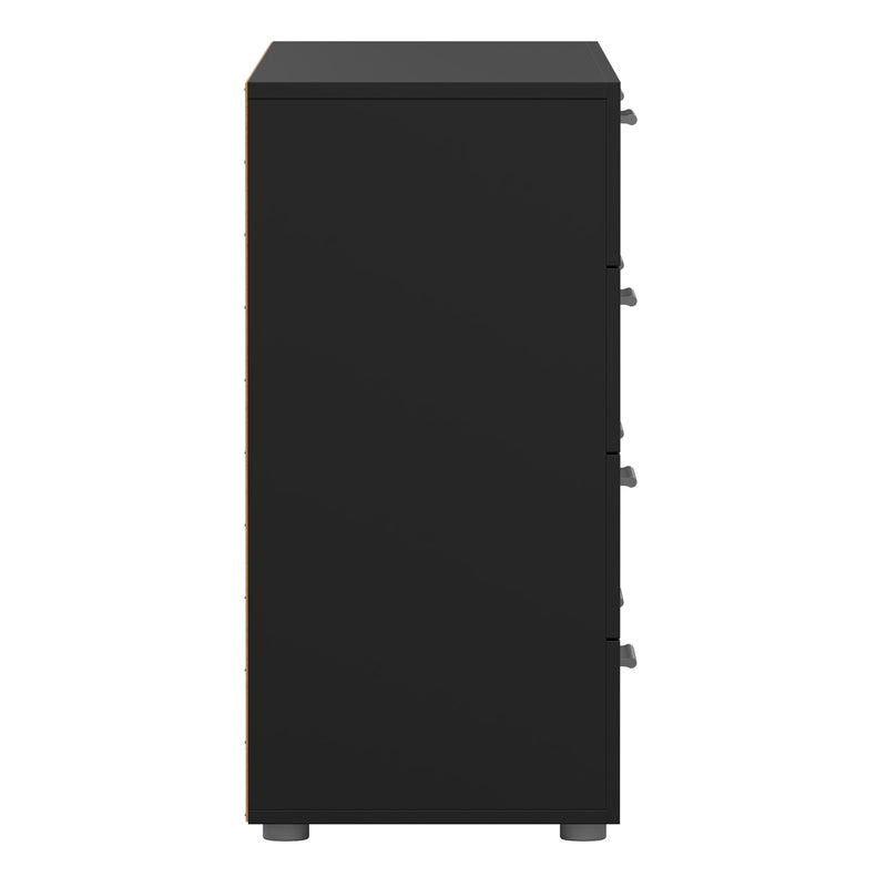 Pepe Wide Chest of 8 Drawers in Black – image 4