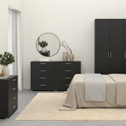 Pepe Wide Chest of 8 Drawers in Black – image 7