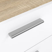 Pepe Bedside 2 Drawers in Oak structure/White High Gloss – image 6