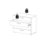Pepe Chest of 4 Drawers – Oak – image 11