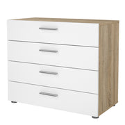 Pepe Chest of 4 Drawers – Oak & White – image 3