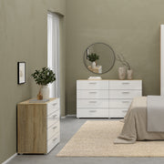 Pepe Chest of 4 Drawers – Oak & White – image 6