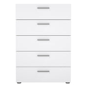 Pepe Chest of 5 Drawers – Oak & White – image 2