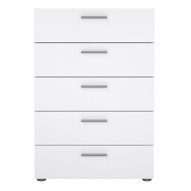 Pepe Chest of 5 Drawers – Oak & White – image 2