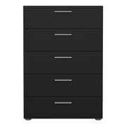 Pepe Chest of 5 Drawers – Black – image 2