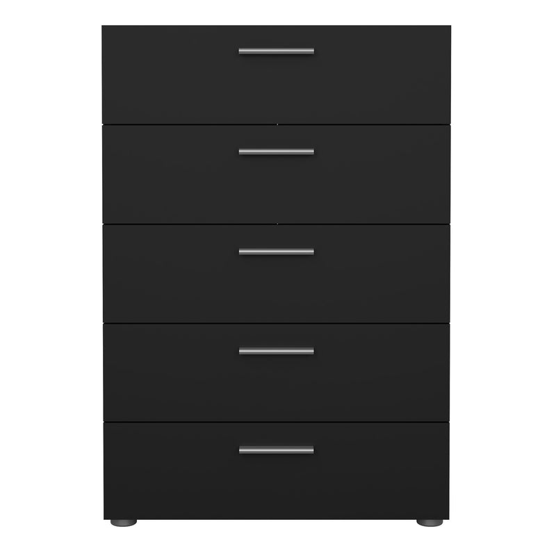 Pepe Chest of 5 Drawers – Black – image 2