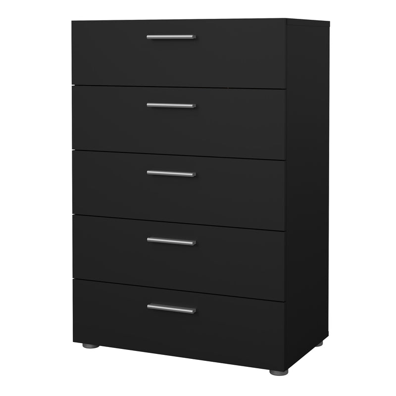 Pepe Chest of 5 Drawers – Black – image 3