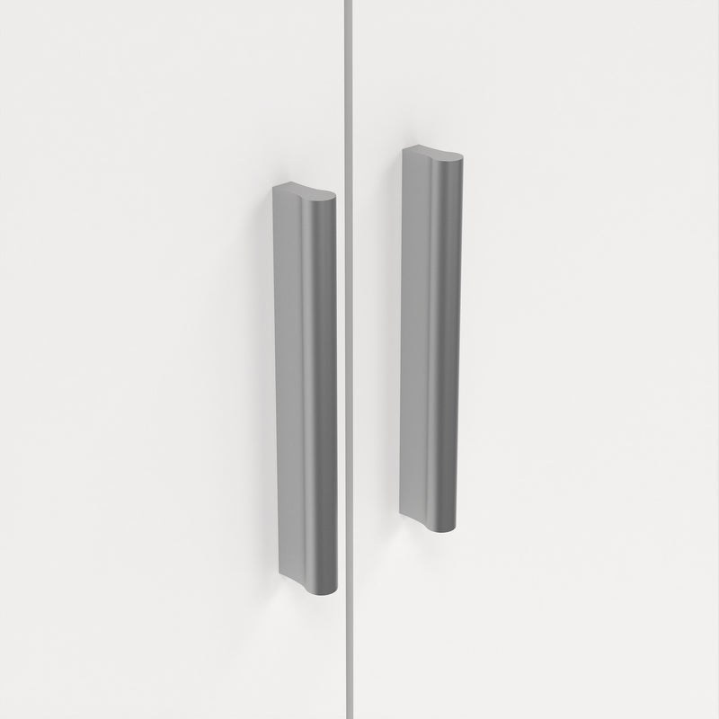 Pepe Wardrobe with 3 Doors Woodgrain – White – image 8