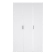 Pepe Wardrobe with 3 Doors Woodgrain – Oak & White – image 2
