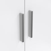 Pepe Wardrobe with 3 Doors Woodgrain – Oak & White – image 8