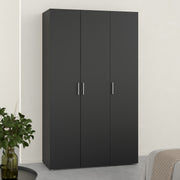Pepe Wardrobe with 3 Doors Woodgrain – Black – image 6