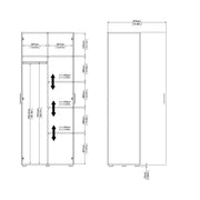 Pepe Wardrobe with 2 Doors – image 11