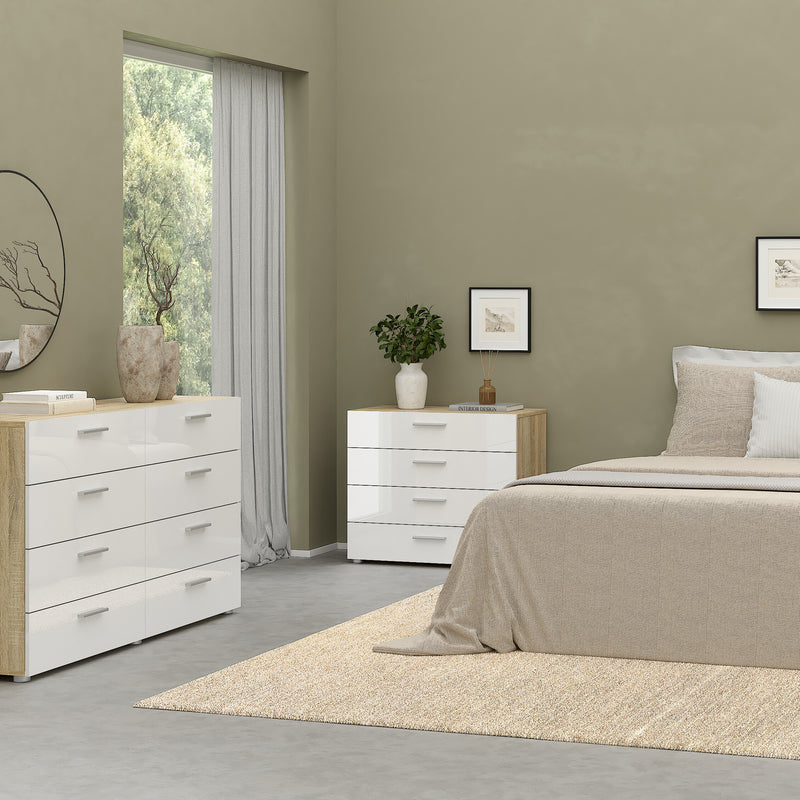 Pepe Package - Bedside 2 Drawers + Chest of 4 Drawers + Wardrobe with 2 Doors – image 8