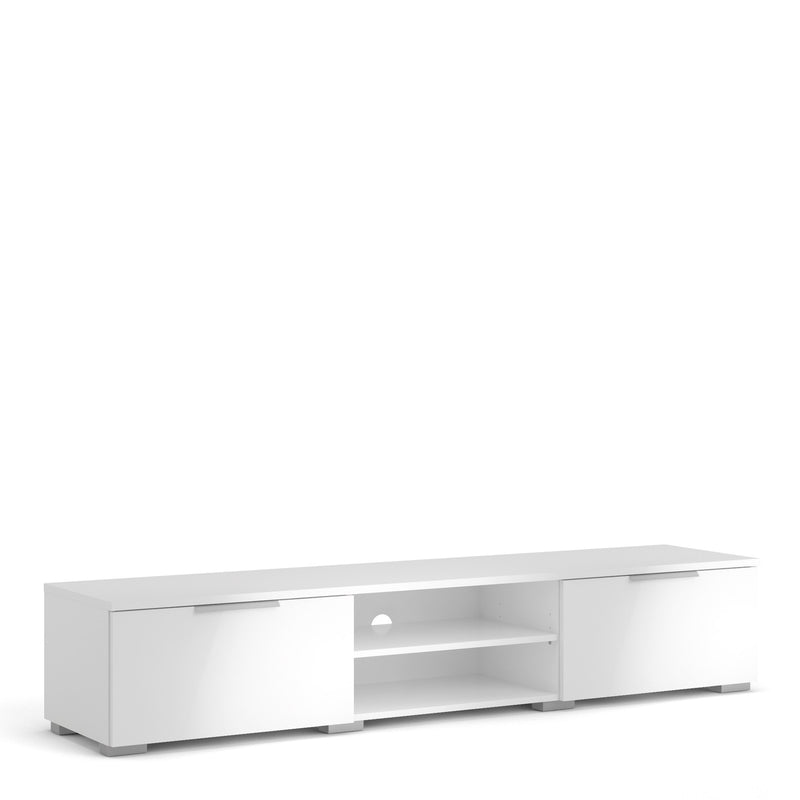 Match TV Unit 2 Drawers 2 Shelf – image 1