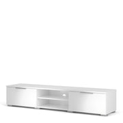 Match TV Unit 2 Drawers 2 Shelf – image 3