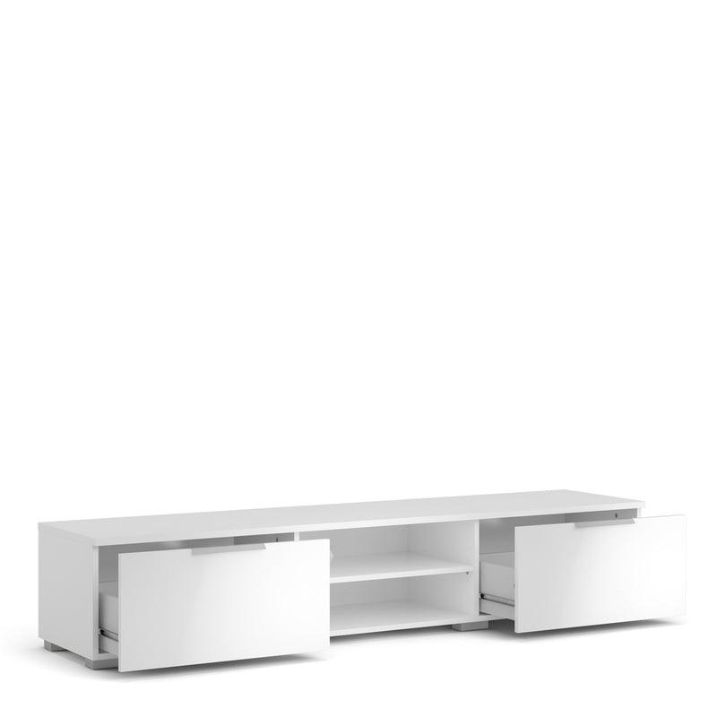 Match TV Unit 2 Drawers 2 Shelf – image 4