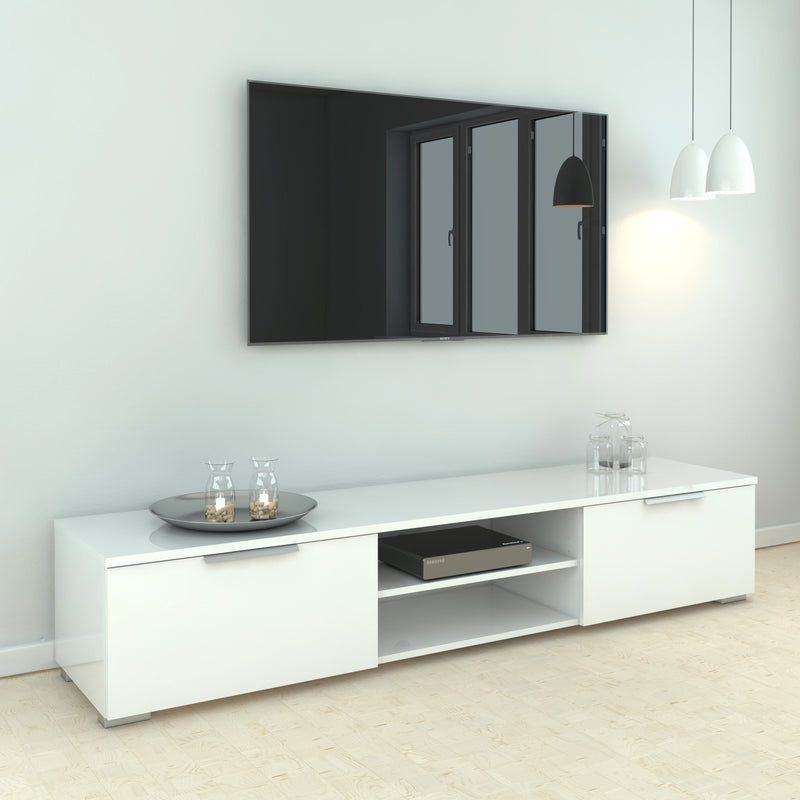 Match TV Unit 2 Drawers 2 Shelf – image 6