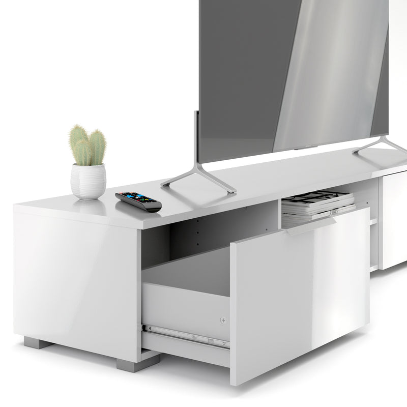 Match TV Unit 2 Drawers 2 Shelf – image 9