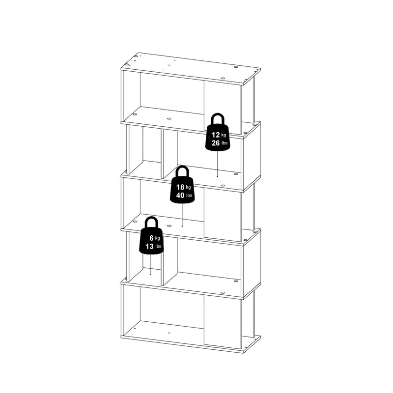 Maze Open Bookcase 4 Shelves – image 10