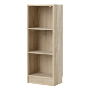Basic Low Narrow Bookcase (2 Shelves) – Oak – image 3