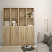 Basic Tall Narrow Bookcase (4 Shelves) – Oak – image 7