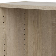 Basic Low Wide Bookcase (2 Shelves) – Oak – image 8