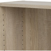 Basic Low Wide Storage Cabinet in Oak (2 Shelves) with 2 Oak Doos – image 5
