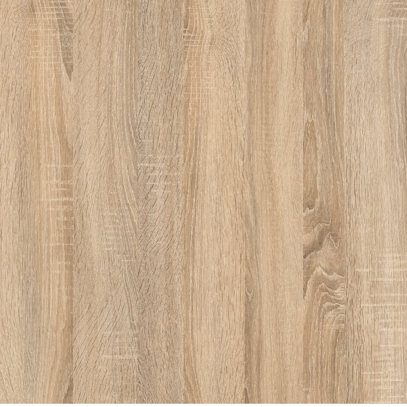 Basic Low Wide Storage Cabinet in Oak (2 Shelves) with 2 Oak Doos – image 8