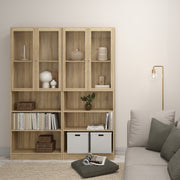 Basic Tall Wide Bookcase (4 Shelves) – Oak – image 7