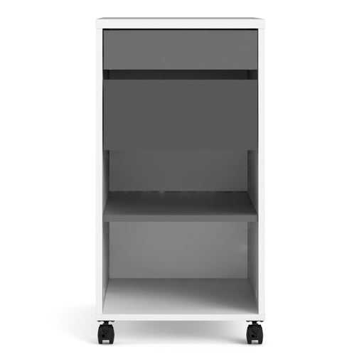 Function Plus Mobile File Cabinet 2 Drawers 1 Shelf – image 2