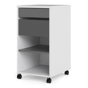 Function Plus Mobile File Cabinet 2 Drawers 1 Shelf – image 3