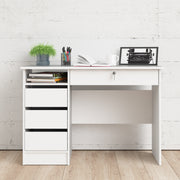 Function Plus 4 Drawer Desk Handleless Drawer in Jackson – White – image 4