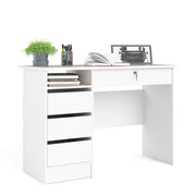 Function Plus 4 Drawer Desk Handleless Drawer in Jackson – White – image 5