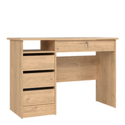 Function Plus 4 Drawer Desk Handleless Drawer in Jackson – Hickory Oak – image 1