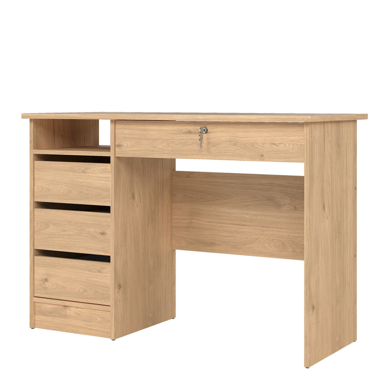 Function Plus 4 Drawer Desk Handleless Drawer in Jackson – Hickory Oak – image 3