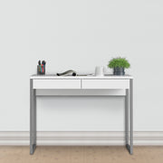 Function Plus Desk 2 Drawers In Jackson – White – image 5