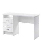 Function Plus Desk 3 Drawers – White – image 3