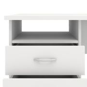 Function Plus Desk 3 Drawers – White – image 6