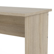Function Plus Oak Desk 3 White Drawers – image 9