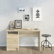 Function Plus Desk 3 Drawers – Oak – image 4