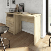 Function Plus Desk 3 Drawers – Oak – image 5