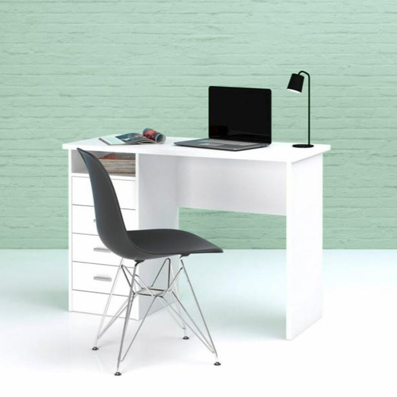 Function Plus 4 Drawer Desk – White – image 5