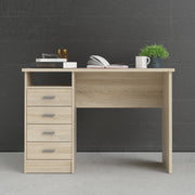 Function Plus 4 Drawer Desk – Oak – image 4