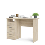Function Plus 4 Drawer Desk – Oak – image 5