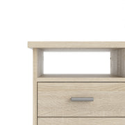 Function Plus 4 Drawer Desk – Oak – image 6