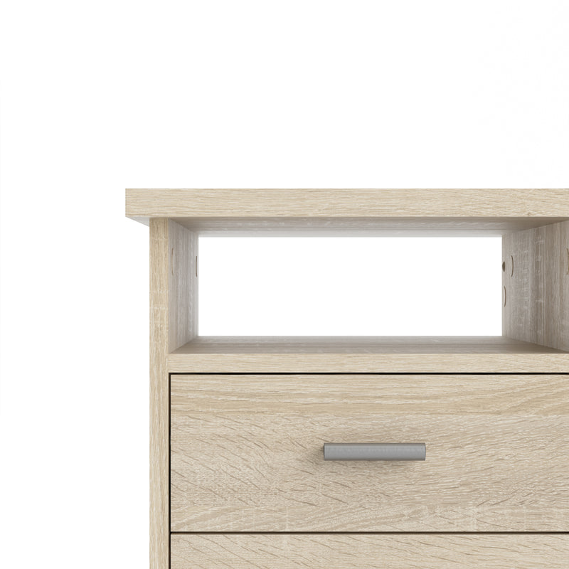 Function Plus 4 Drawer Desk – Oak – image 6