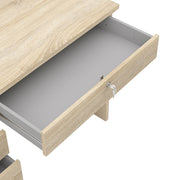 Function Plus Desk 5 Drawers – Oak – image 10